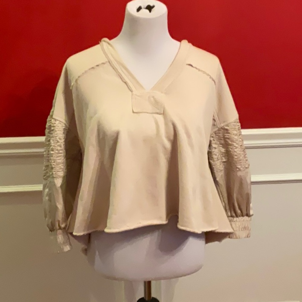 NWT Free People Movement V-Neck Hoodie